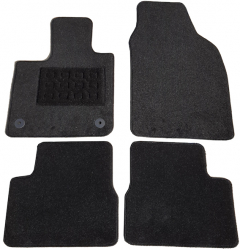 Set covorase auto din mocheta Fiat E-500 Electric Europa Version 2019- Negru 4buc. 