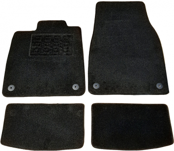 Set covorase auto din mocheta Porsche Taycan 2019- Audi E-Tron Gt 2021- Negru 4 Buc. 