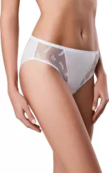 Chilot cu talie medie model Slip Conte Rendezvous RP3013 - Alb 114 3XL 