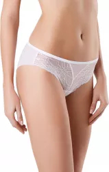 Chilot dantelat model slip Conte Elegant Romantique RP3033 - Alb 90 XS 
