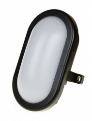 Lampa de tavan rezistenta la apa led neagra ip44 220V 10W 4200K 700lm lumina neutra LBH1042BL Ultralux 