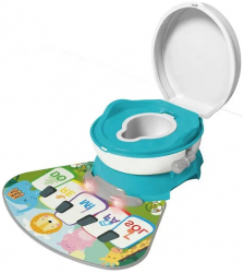 Olita cu Reductor Detasabil Si Covor Muzical Tip Pian bleu 