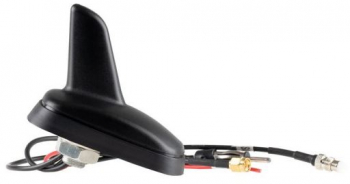 Antena auto reala Rechin AM/FM GSM GPS 12V diam gaura fixare 15mm culoare negru