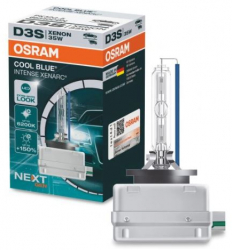 Bec D3S OSRAM 66340CBN 12/24V 35W COOL BLUE INTENSE NextGen cu pana 150 mai multa lumina Pk32d-5 Omologare ECE Fascicul luminos 