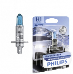 Bec H1 PHILIPS 99ZS191P 12V 55W WhiteVision ultra albastru P14.5s ECE 1 buc. 