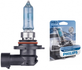 Bec HB3 9005 PHILIPS 99ZS300P 12V 65W WhiteVision ultra albastru P20d ECE 1 buc. 