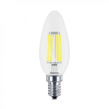 Bec led lumanare 4W clar 230V E14 2700K BA36-00410 Braytron smartsystem 