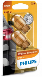 Bec WY21W PHILIPS 99ZB035P 12V 21W Vision galben WX3x16d ECE 2 buc. 