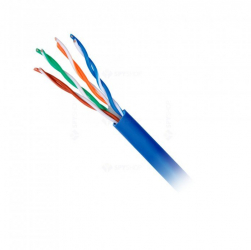 Cablu de retea UTP pentru sisteme de supraveghere CAT 5e cupru integral 4x2xAWG24/1 HSEKU424P1 Schrack rola 305m 
