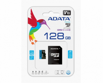 Card de memorie Micro SD 128 Gb clasa 10 fara adaptor AUSDX128GUICL10A1-RA1 Adata 