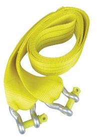 Chinga remorcare Carpoint Jumbo 10 Tone 4 metri lungime 9cm latime cu 2 ancore cu blocare 