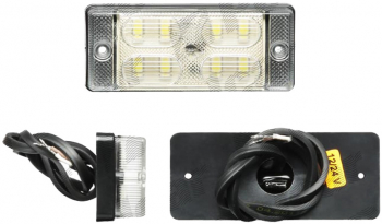 Lampa auto BestAutoVest pentru mers inapoi alba cu leduri 12/24V 108x46x25mm 1 buc. 