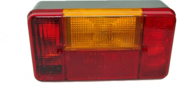 Lampa auto BestAutoVest pentru remorca cu lampa numar 12V 194 x 104 x 60 mm 1 buc. 