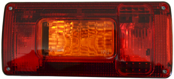 Lampa auto BestAutoVest pentru remorca partea Stanga 12-24V 215x100x55mm cu lampa numar si ceata 1 buc. 