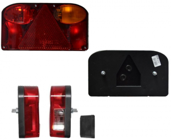 Lampa auto BestAutoVest pentru remorca universala 12/24V 240x137x55mm cu 5 functii partea Dreapta 1 buc. 