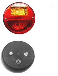 Lampa auto pentru remorca rotunda partea Dreapta/Stanga 12/24V diametru 115 mm adancime 54mm transparente 1 buc 