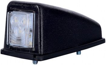 Lampa gabarit auto BestAutoVest 12/24V cu LED culoare Alba 52x47x102mm fixare cu suruburi 
