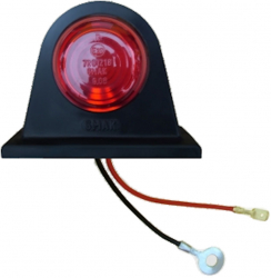 Lampa gabarit auto BestAutoVest 12/24V rotunda Rosu - Alb 98x73x68 cm 1 buc.