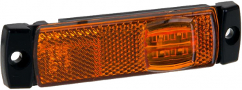 Lampa gabarit auto BestAutoVest 12V/ 24V cu LED dreptunghiulara Portocaliu 130x32x14.5mm 1 buc. 