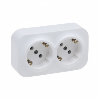 Priza dubla aplicata 16A 782413 Forix Legrand smartsystem 