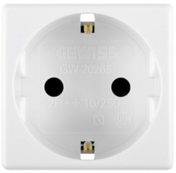 Priza modulara schuko 2 module 2P+E cu CP GW20265 Gewiss System 