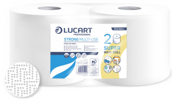 Prosoape hartie pentru atelier celuloza LUCART 175mx230mm strat dublu alb 