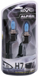 Set 2 becuri auto cu halogen pentru far EVO Formance Alfas H7 12V 85W 4300K albastru/blue 