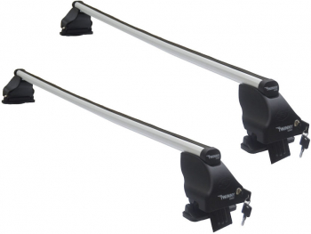 Set bare transversale portbagaj din aluminiu marca Twinny Load TL A31 kit complet cu bare suporti si antifurt cu cheie 