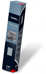 Set bare transversale portbagaj din otel marca Twinny Load TL S12 kit complet cu bare suporti si antifurt cu cheie 