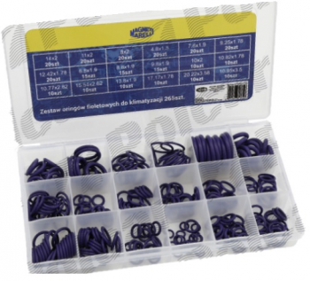 Set oring aer conditionat RapidAuto 007936210720 256buc 