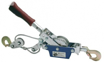 Troliu auto manual Carpoint portabil 800daN cablu dublu 5mm 3/6 x 153cm 