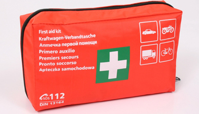 Trusa medicala auto de prim ajutor omologata EU DIN norm 13164 