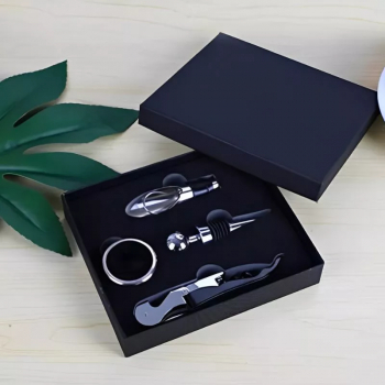 Set accesorii vin 4 piese cutie cadou Mindblower 