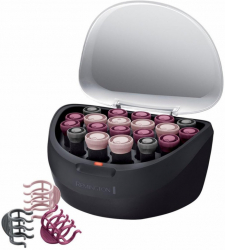 Set role electrice de par Remington Ionic H5600 20 role 3 dimensiuni ionizare catifea negru 