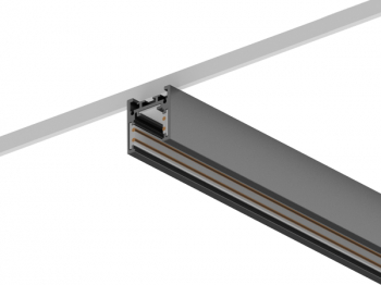 Sina magnetica aplicata slim 2m/buc 26.4× 28mm negru BR-BY41-00321 Braytron smartsistem 