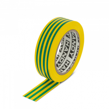 Set 10 bucati banda izolatoare- 19 mm x 10 m - Galben/Verde 