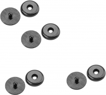 Clipsuri blocare catarama centura siguranta universal 16 mm negru - 4 buc aditivi auto