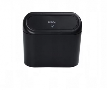 Cos de Gunoi si Depozitare pentru Masina Atasabil Impermeabil Compact 17 x 9 x 9 cm Negru 