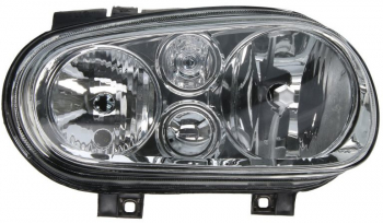 Far fata dreapta cromat electric fara motor bec H1/H7 VW Golf IV 08.1997-06.2006 