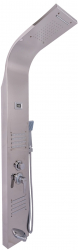 Panou dus hidromasaj inox 5 functii Thermo crom lucios TRENDY S 