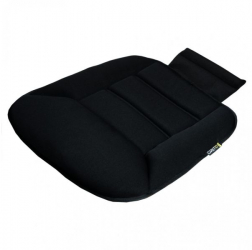 Perna pentru sezut din poliester si spuma cu memorie 44x46x8 cm Neagra 