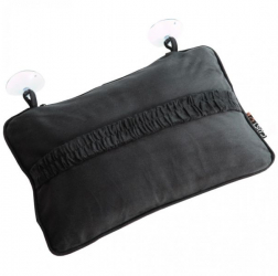 Perna pentru tetiera din poliester si spuma cu memorie 27x18x9 cm Gri 