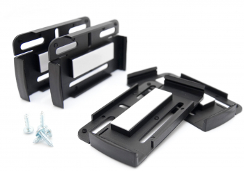 Set Suport placuta de numar inmatriculare fata/spate Fara cadru negru SIMPLE FIX