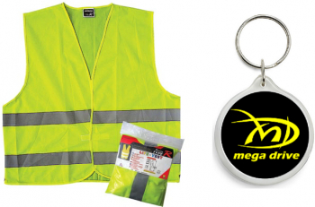 Set Vesta reflectorizanta premium 120G cu Breloc Mega Drive 