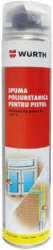 Spuma poliuretanica de iarna pentru pistol 750 ml Wurth etanseaza izoleaza umple lipeste