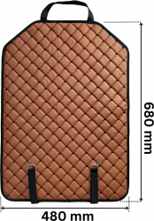 Husa/Protectie Spatar Scaun Auto Maro - Protejati Eleganta si Confortul Masinii 