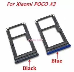 Suport SIM Xiaomi Poco X3 Albastru Service Pack 