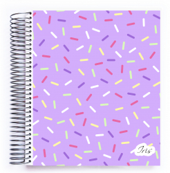 Agenda datata Interior Multicolor 200 pagini Hartie 120g/mp Spirala Metalica Continua Planner pentru Motivatie si Productivitate AGE08