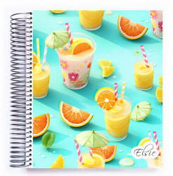 Agenda datata Interior Multicolor 200 pagini Hartie 120g/mp Spirala Metalica Continua Planner pentru Motivatie si Productivitate AGE02 
