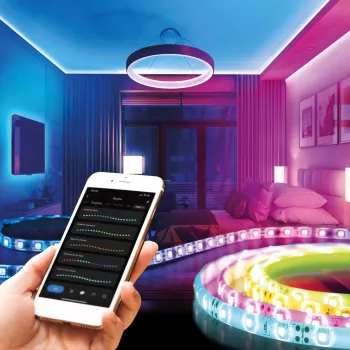 Banda LED inteligenta RGB SMD - 30 LED-uri / m - 2 x 5 m / pachet 